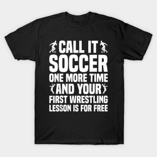 Soccer Player Football Player Soccer Net Soccer Coach T-Shirt